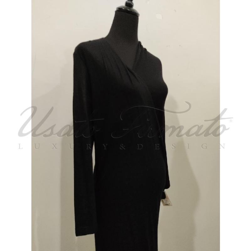 VESTITO MAGLIA DONNA BOTTEGA VENETA NERO TG 42 | Mercatino dell'Usato Roma parioli 2