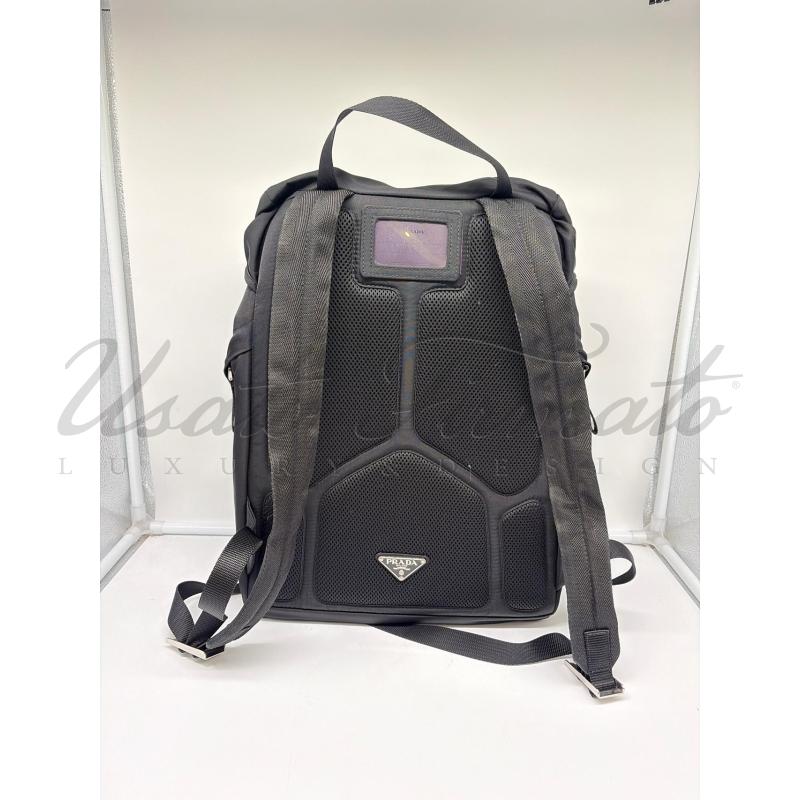 ZAINO PRADA NERO NYLON  | Mercatino dell'Usato Roma parioli 2