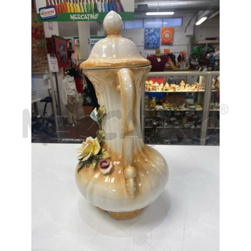 ANFORA TERRACOTTA CAPODIMONTE CON FIORI | Mercatino dell'Usato Roma casalotti 3