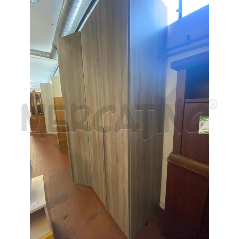 ARMADIO 4 ANTE MARRONE CM. 185X60X250 H | Mercatino dell'Usato Roma casalotti 5