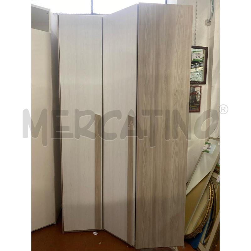 ARMADIO CABINA COLOR BIANCO E OLMO CM.56X88X83X250 H | Mercatino dell'Usato Roma casalotti 1