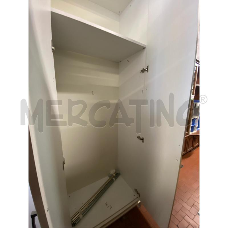 ARMADIO MOBILIFICIO BIANCO 6ANTE+MEZZO ANGOLO CM.310X60270 H | Mercatino dell'Usato Roma casalotti 3