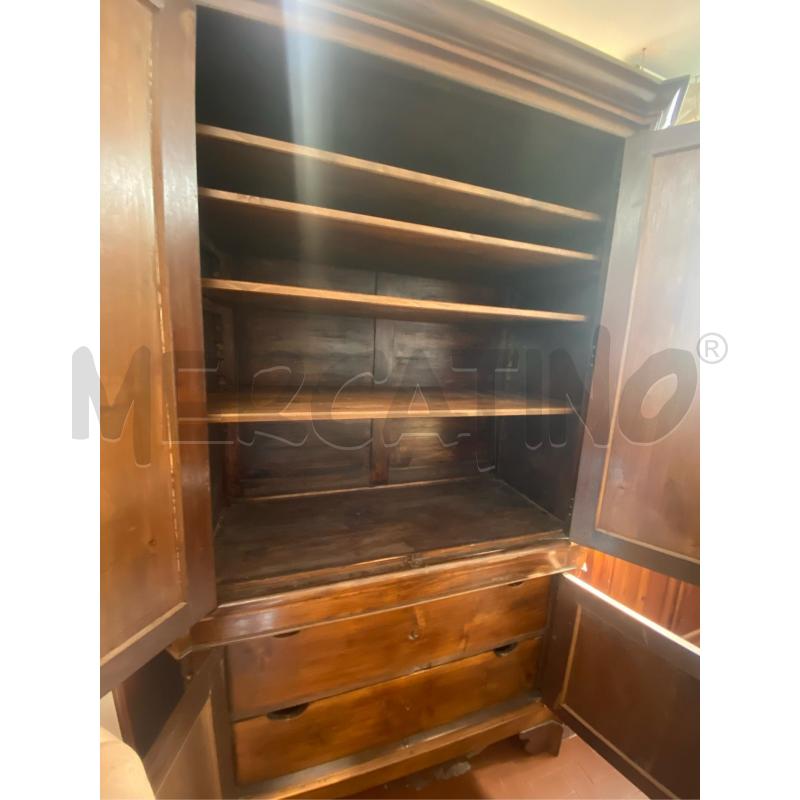 ARMADIO NOCE DUE ANTE CM. 150X70X220 H  | Mercatino dell'Usato Roma casalotti 3