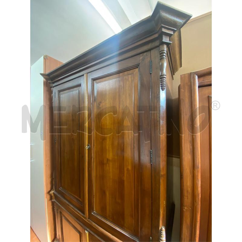 ARMADIO NOCE DUE ANTE CM. 150X70X220 H  | Mercatino dell'Usato Roma casalotti 4