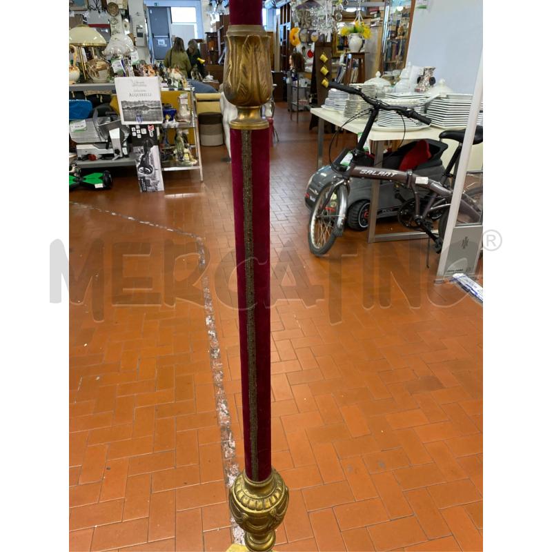 ATTACCA PANNI OTTONE E VELLUTO ROSSO BASE MARMO | Mercatino dell'Usato Roma casalotti 3