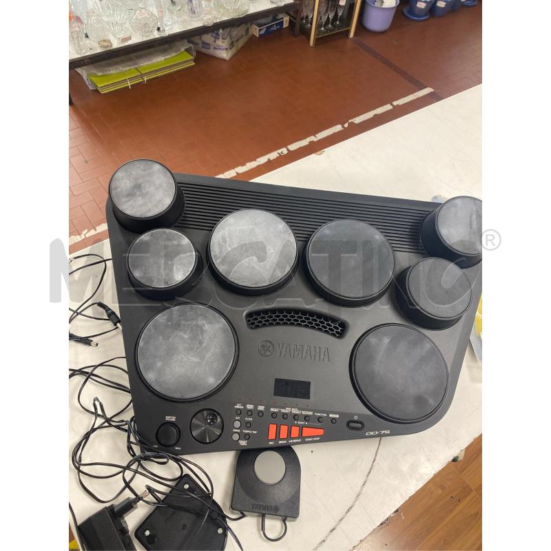 BATTERIA ELETTRONICA YAMAHA DD 75 NERA CON CUFFIE | Mercatino dell'Usato Roma casalotti 1