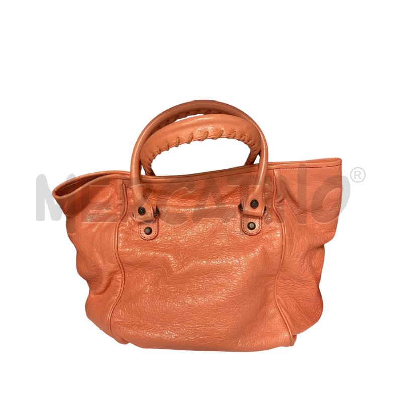 BORSA BALENCIAGA ROSA PELLE CLASSIC SUNDAY TOTE  DONNA  | Mercatino dell'Usato Roma casalotti 2