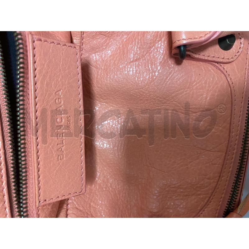 BORSA BALENCIAGA ROSA PELLE CLASSIC SUNDAY TOTE  DONNA  | Mercatino dell'Usato Roma casalotti 5