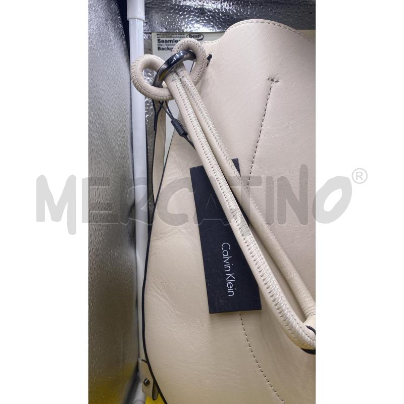 BORSA CALVIN KLEIN BEIGE DONNA  | Mercatino dell'Usato Roma casalotti 2