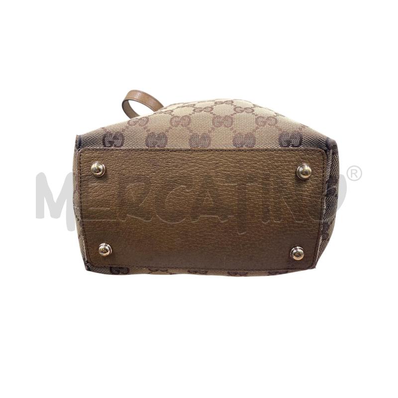 BORSA GUCCI VINTAGE BEIGE TELA DONNA  | Mercatino dell'Usato Roma casalotti 3