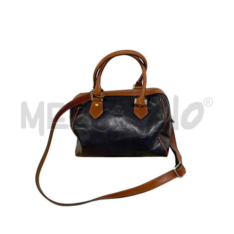 BORSA PELLE TIME RESISTANCE BLU DONNA  | Mercatino dell'Usato Roma casalotti 1