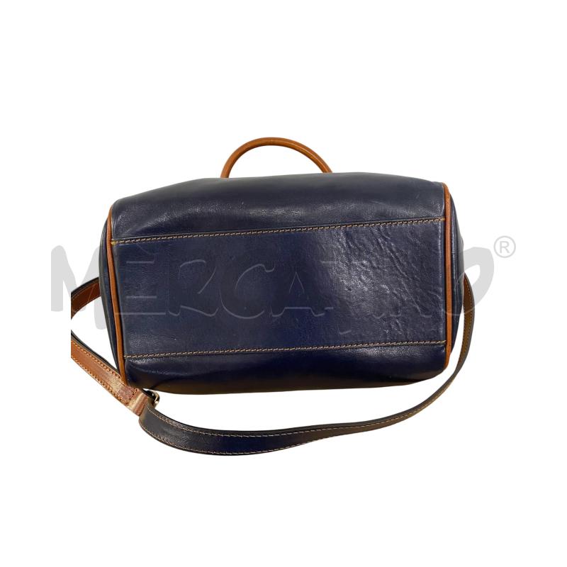 BORSA PELLE TIME RESISTANCE BLU DONNA  | Mercatino dell'Usato Roma casalotti 3
