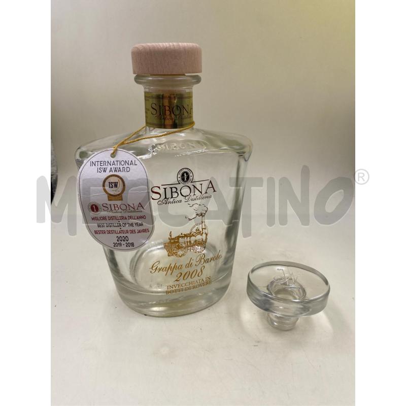 BOTTIGLIA GRAPPA SIBONA 2008 DA COLLEZIONE | Mercatino dell'Usato Roma casalotti 3