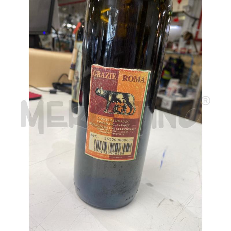 BOTTIGLIA VINO DA COLLEZIONE ROMA CAMPIONE 2001 | Mercatino dell'Usato Roma casalotti 3