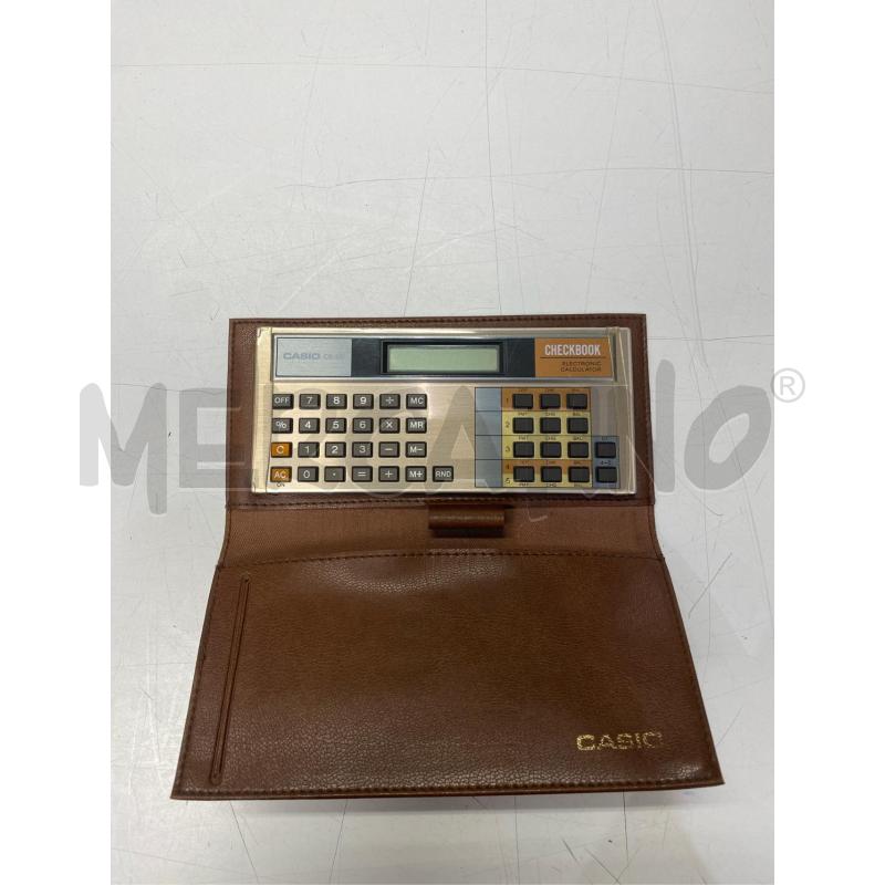 CALCOLATRICE VINTAGE CASIO CHECKBOOK | Mercatino dell'Usato Roma casalotti 1