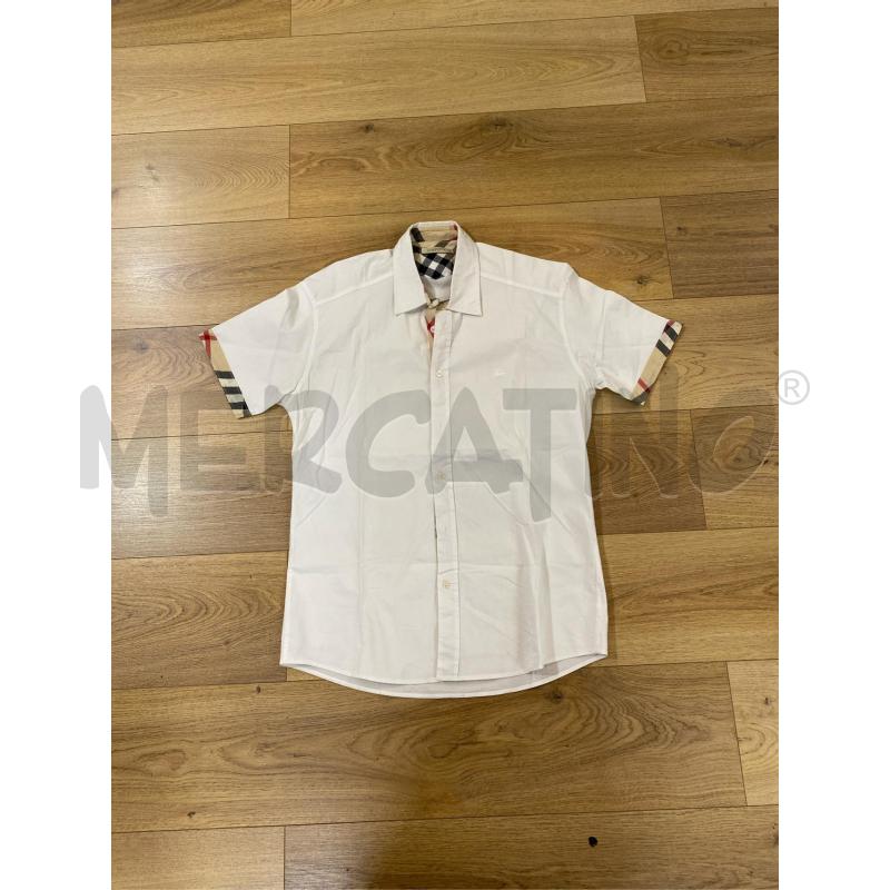 CAMICIA BURBERRY BIANCO UOMO  | Mercatino dell'Usato Roma casalotti 1