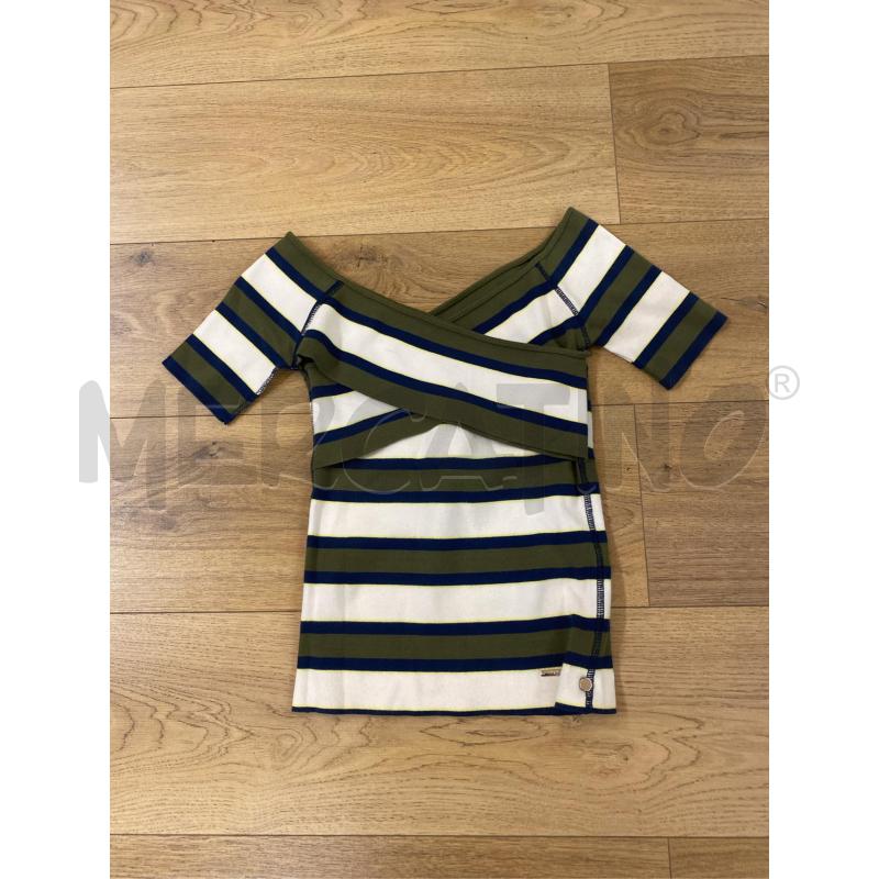 CANOTTA LIU JO VERDE BIANCO DONNA  | Mercatino dell'Usato Roma casalotti 1