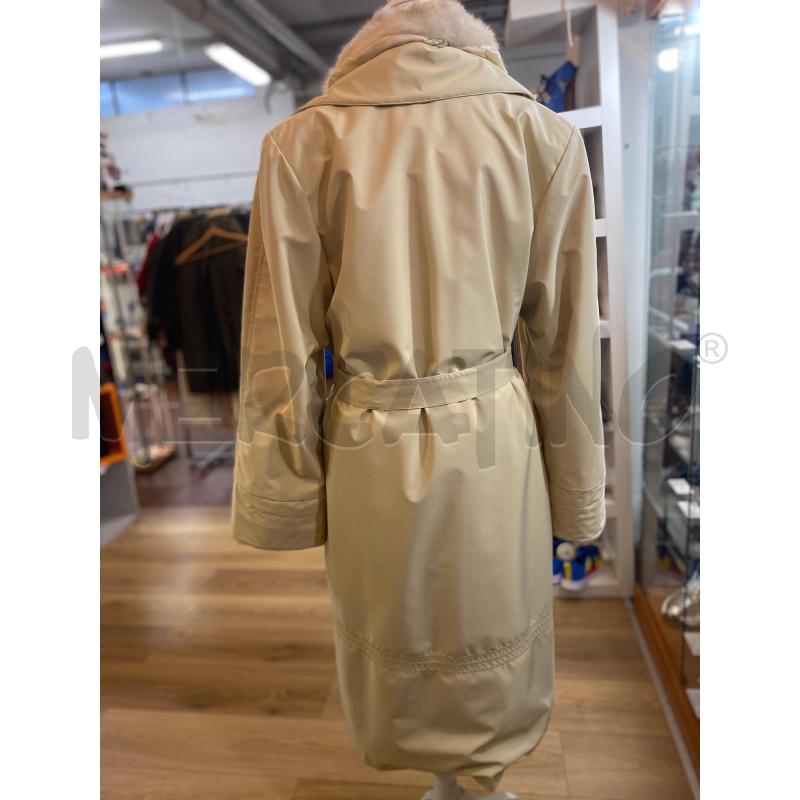 CAPPOTTO LUNGO ANNECLAIRE BEIGE  DONNA  | Mercatino dell'Usato Roma casalotti 2