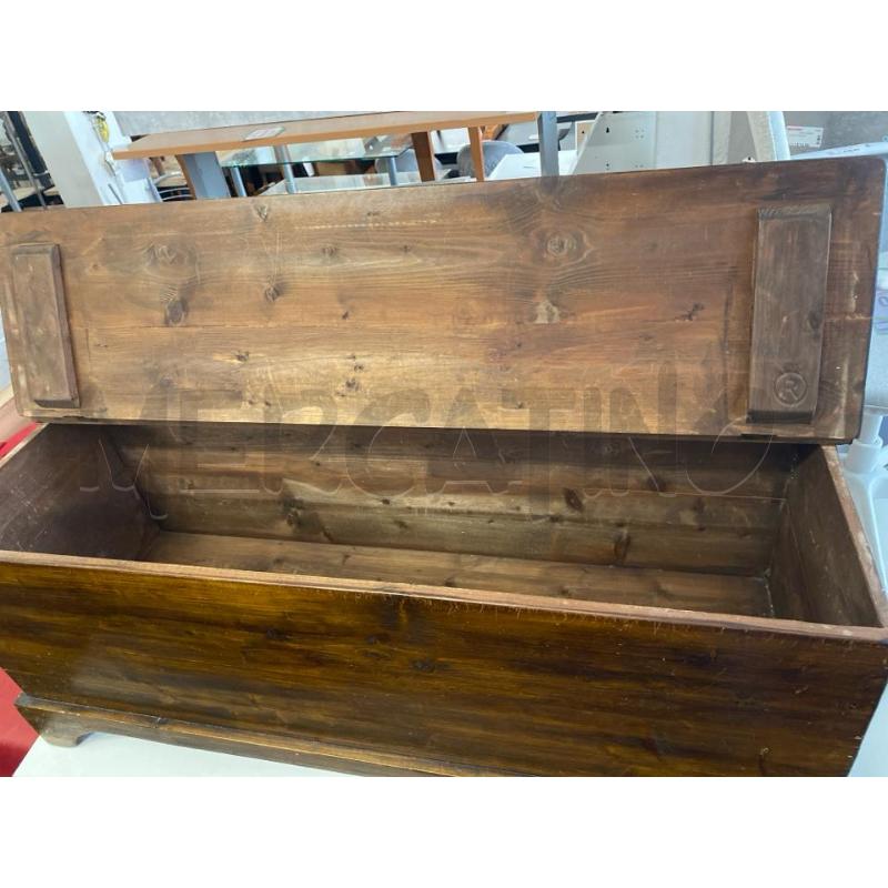 CASSAPANCA IN LEGNO CM. 135X46X55 H | Mercatino dell'Usato Roma casalotti 2