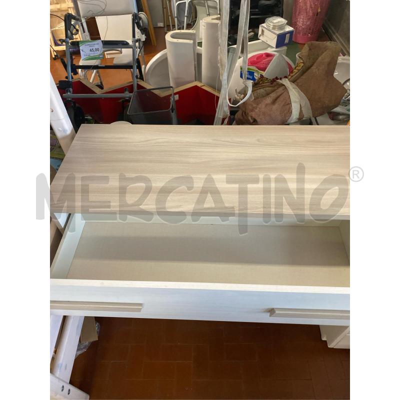 CASSETTIERA BIANCA E OLMO CM. 110X50X82 H | Mercatino dell'Usato Roma casalotti 3