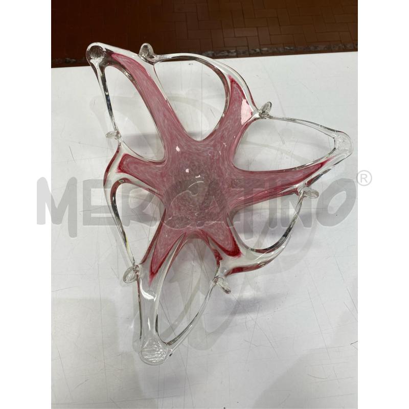 CENTROTAVOLA MURANO ROSA TRIANGOLARE  | Mercatino dell'Usato Roma casalotti 2