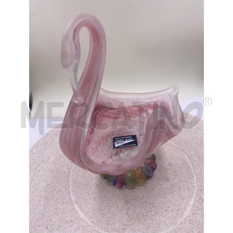CIGNO IN VETRO DI MURANO | Mercatino dell'Usato Roma casalotti 3