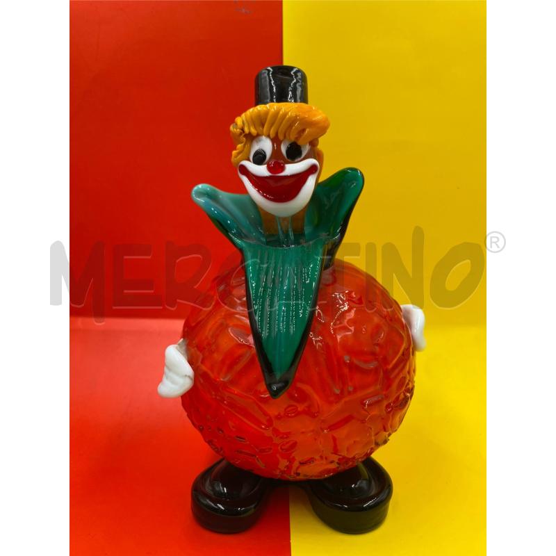 CLOWN VETRO DI MURANO  | Mercatino dell'Usato Roma casalotti 1