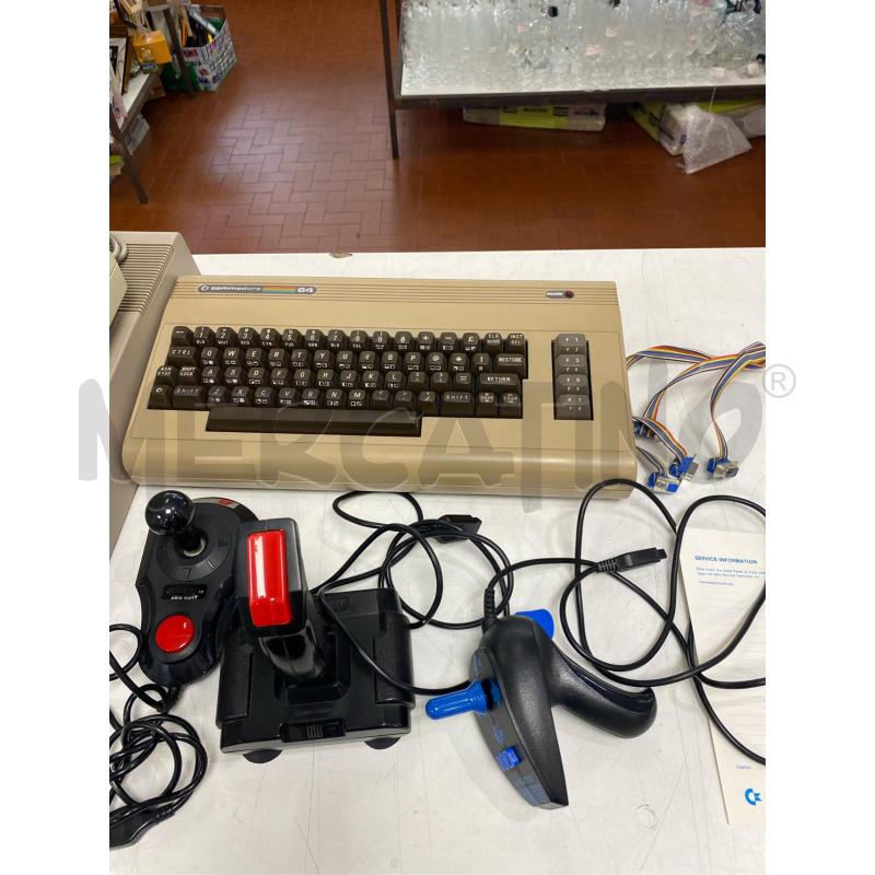 COMMODORE 64 CON ACCESSORI E ALIMENTATORE  | Mercatino dell'Usato Roma casalotti 3