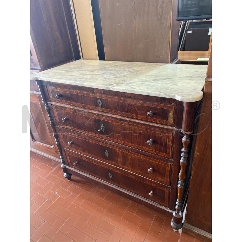 COMO' CON TOP IN MARMO CM. 120X58X108 H  | Mercatino dell'Usato Roma casalotti 1