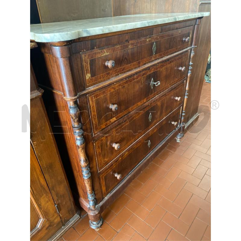 COMO' CON TOP IN MARMO CM. 120X58X108 H  | Mercatino dell'Usato Roma casalotti 3