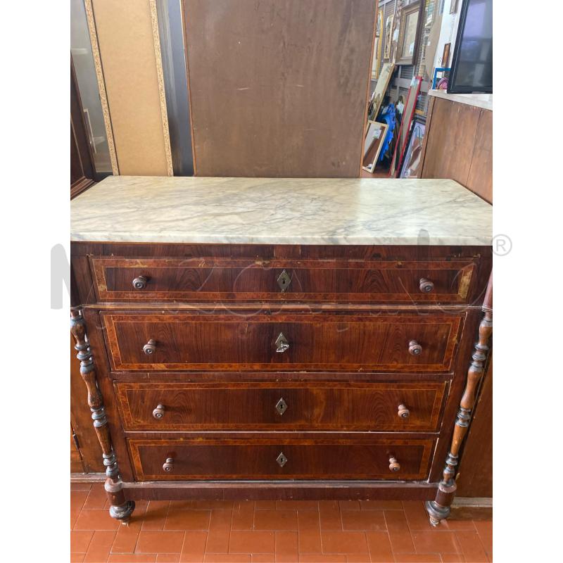 COMO' CON TOP IN MARMO CM. 120X58X108 H  | Mercatino dell'Usato Roma casalotti 4