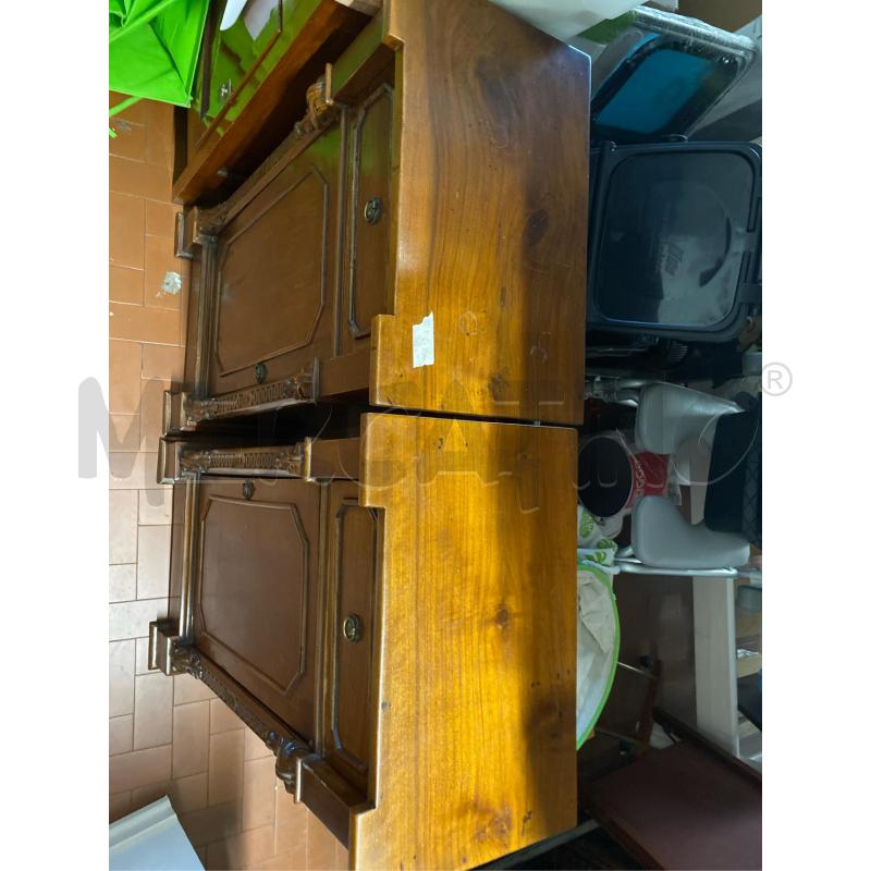 COPPIA COMODINI LEGNO CM. 50X30X90 H  | Mercatino dell'Usato Roma casalotti 4