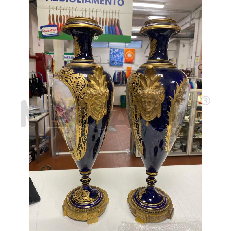 COPPIA VASI DI SEVRES SEC. XIX  | Mercatino dell'Usato Roma casalotti 5