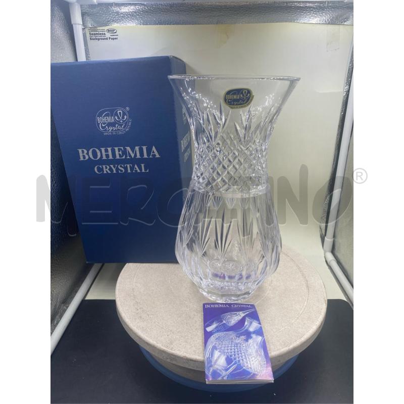 CRISTALLO VASO BOHEMIA CM.25 | Mercatino dell'Usato Roma casalotti 1