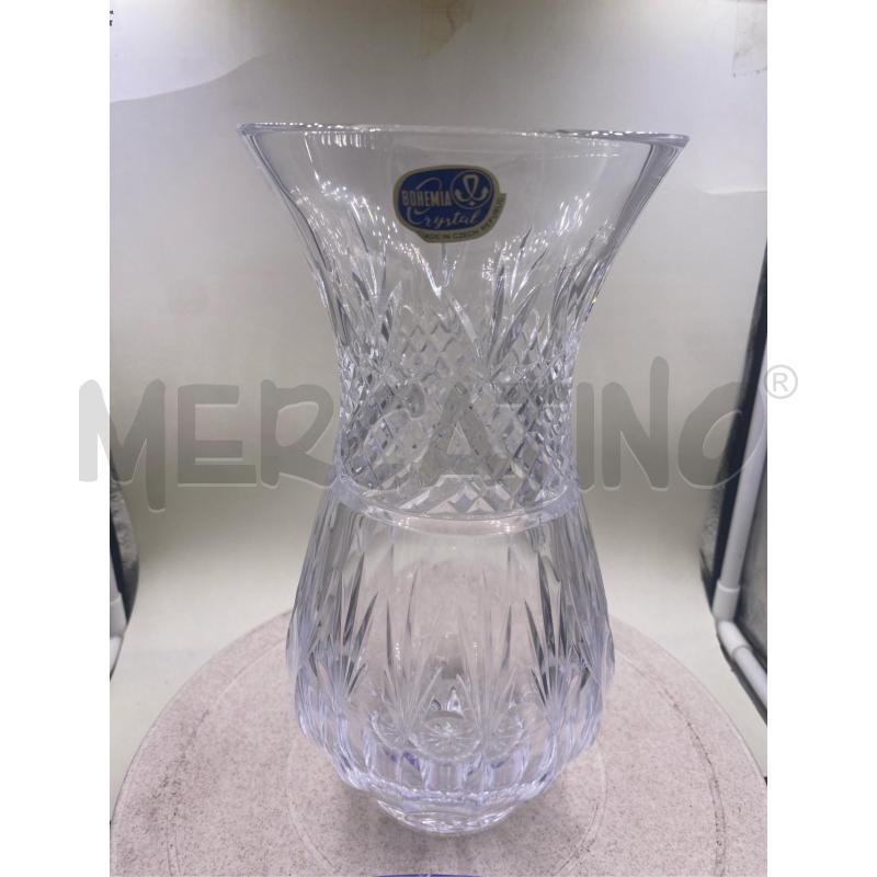 CRISTALLO VASO BOHEMIA CM.25 | Mercatino dell'Usato Roma casalotti 2