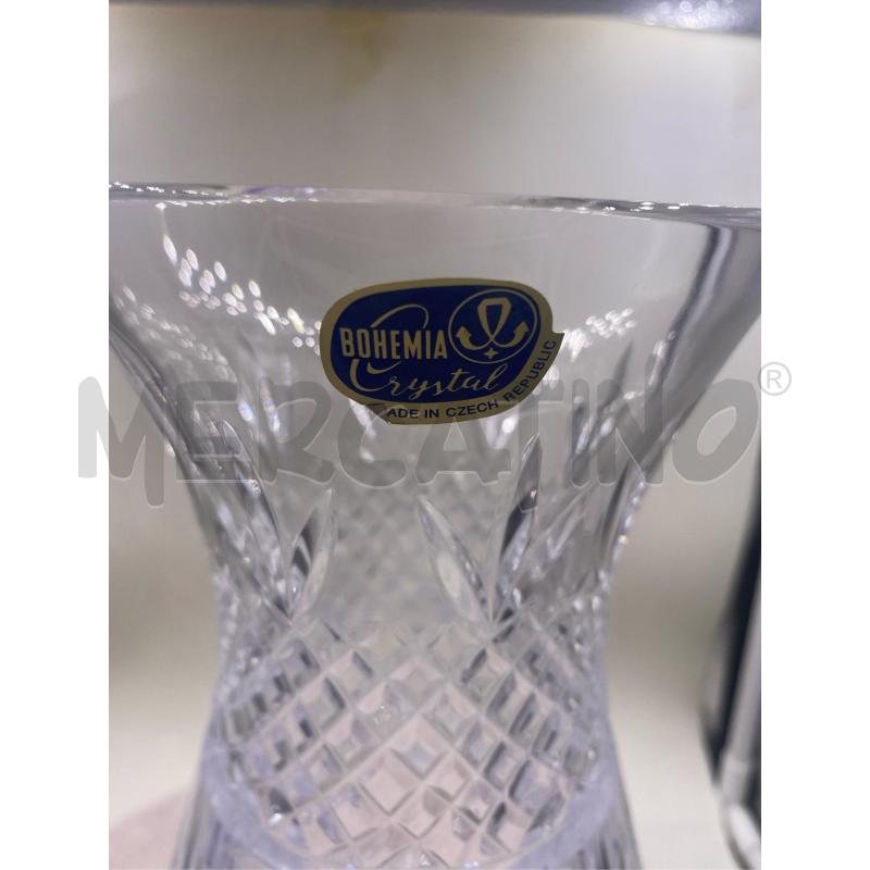 CRISTALLO VASO BOHEMIA CM.25 | Mercatino dell'Usato Roma casalotti 4