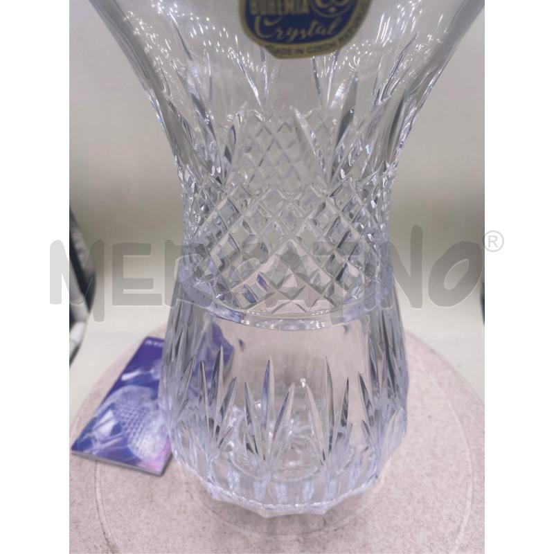 CRISTALLO VASO BOHEMIA CM.25 | Mercatino dell'Usato Roma casalotti 5