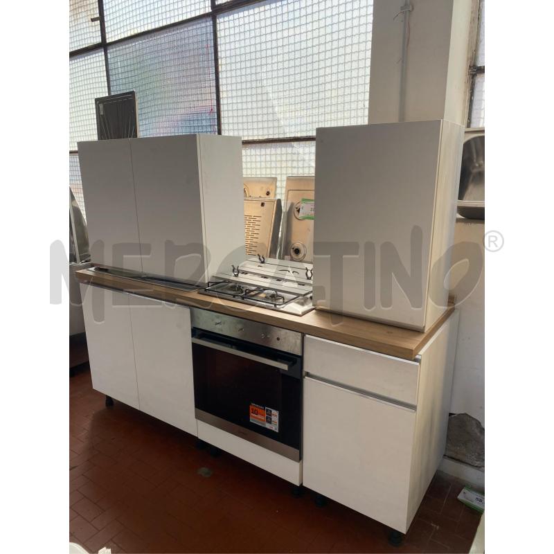 CUCINA BIANCA SOLO FORNO CM. 200X60 | Mercatino dell'Usato Roma casalotti 1