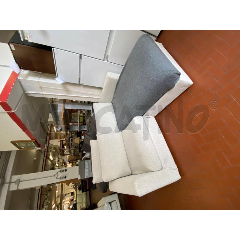 DIVANO ANGOLARE SFODERABILE GRIGIO CM.185X160 | Mercatino dell'Usato Roma casalotti 1