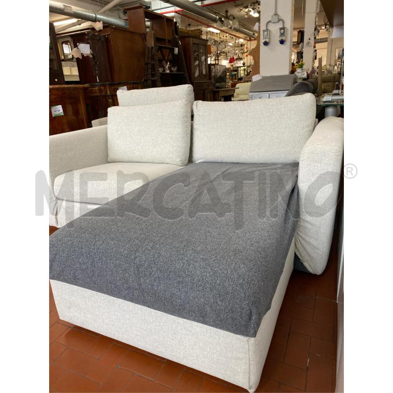 DIVANO ANGOLARE SFODERABILE GRIGIO CM.185X160 | Mercatino dell'Usato Roma casalotti 2