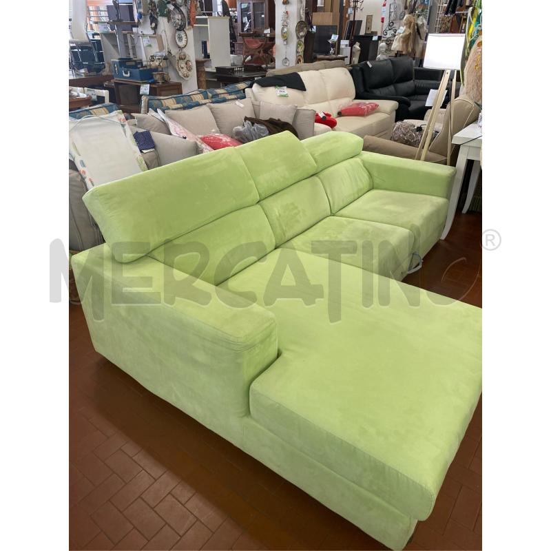 DIVANO LETTO ANGOLARE CHATEAU D'AX VERDE CM.240X165  | Mercatino dell'Usato Roma casalotti 4