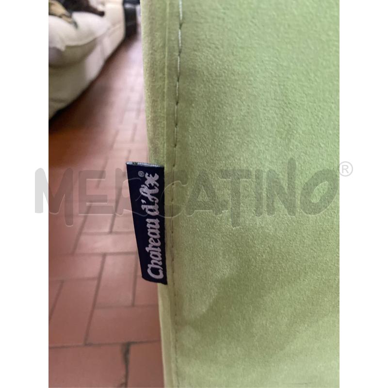DIVANO LETTO ANGOLARE CHATEAU D'AX VERDE CM.240X165  | Mercatino dell'Usato Roma casalotti 5