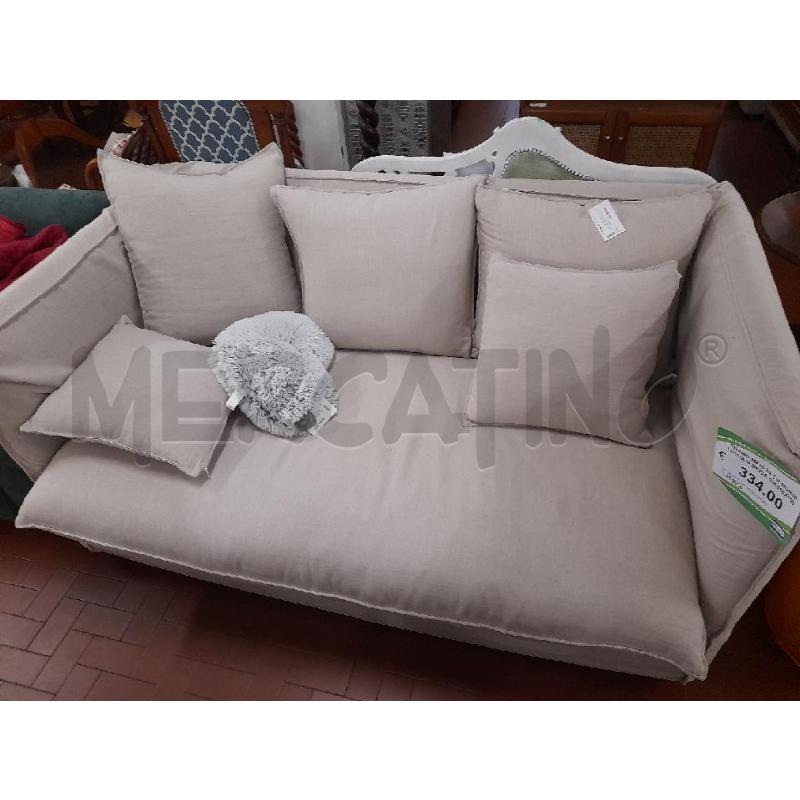 DIVANO MAISON DU MONDE LOUVAIN BEIGE CM.160X100 | Mercatino dell'Usato Roma casalotti 1