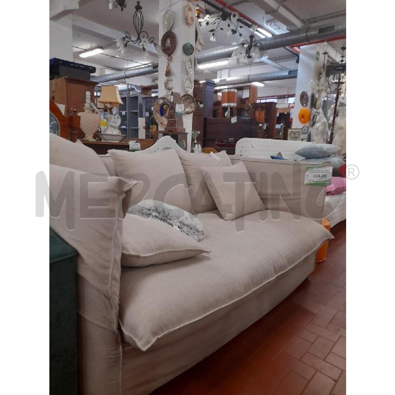 DIVANO MAISON DU MONDE LOUVAIN BEIGE CM.160X100 | Mercatino dell'Usato Roma casalotti 5