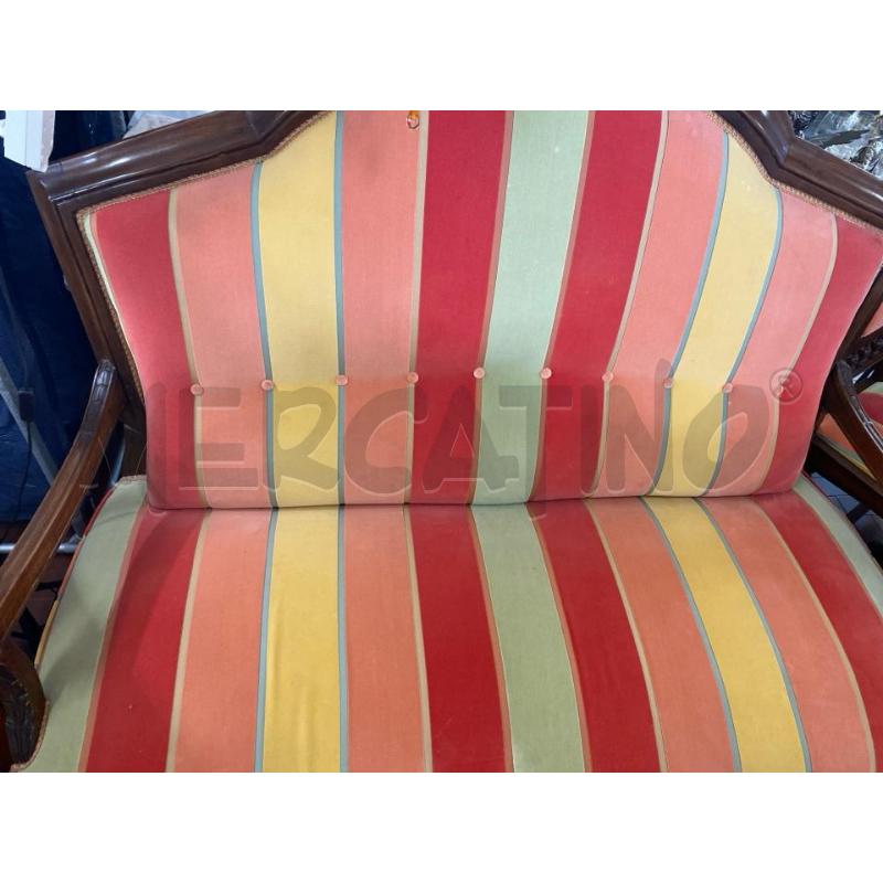 DIVANO STRUTTURA IN LEGNO COLORATO CM.165X70 | Mercatino dell'Usato Roma casalotti 4