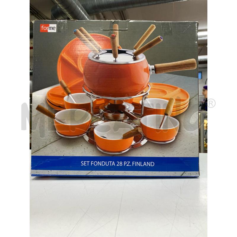 FONDUTA SET ARANCIONE PZ.28 FINLAND | Mercatino dell'Usato Roma casalotti 2