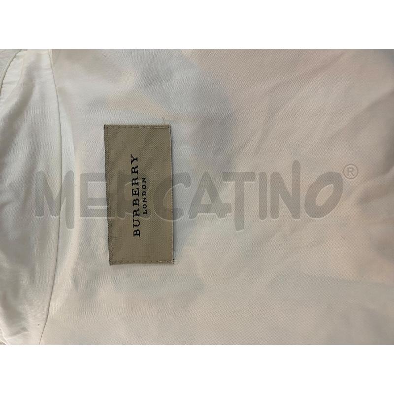 GIACCA ESTIVA BURBERRY BIANCA DONNA  | Mercatino dell'Usato Roma casalotti 3