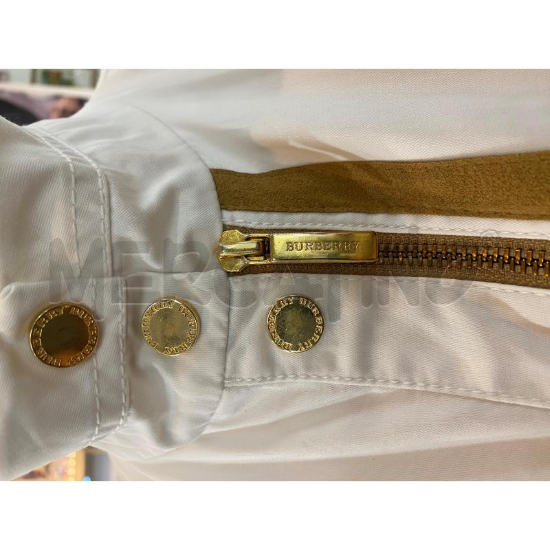 GIACCA ESTIVA BURBERRY BIANCA DONNA  | Mercatino dell'Usato Roma casalotti 4