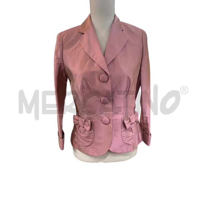 GIACCA LUISA SPAGNOLI SETA ROSA DONNA  | Mercatino dell'Usato Roma casalotti 1