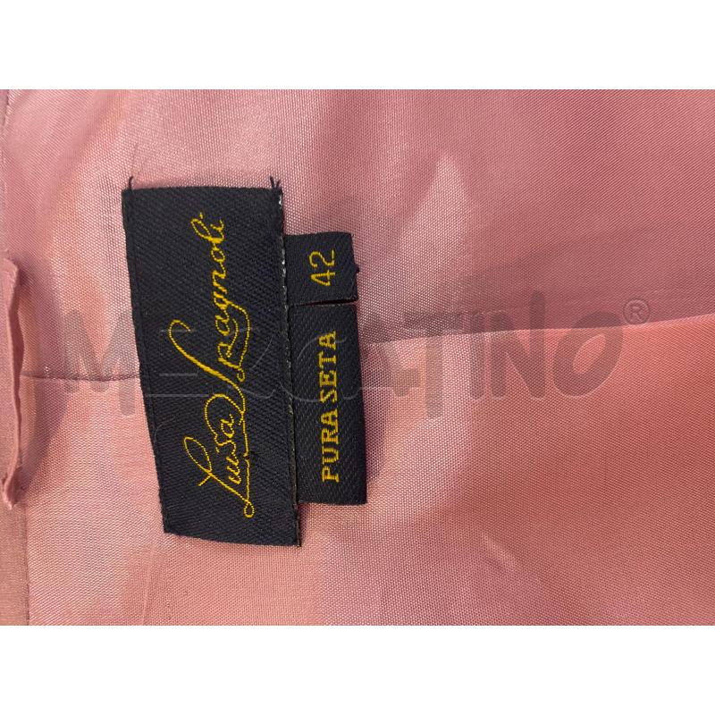 GIACCA LUISA SPAGNOLI SETA ROSA DONNA  | Mercatino dell'Usato Roma casalotti 3